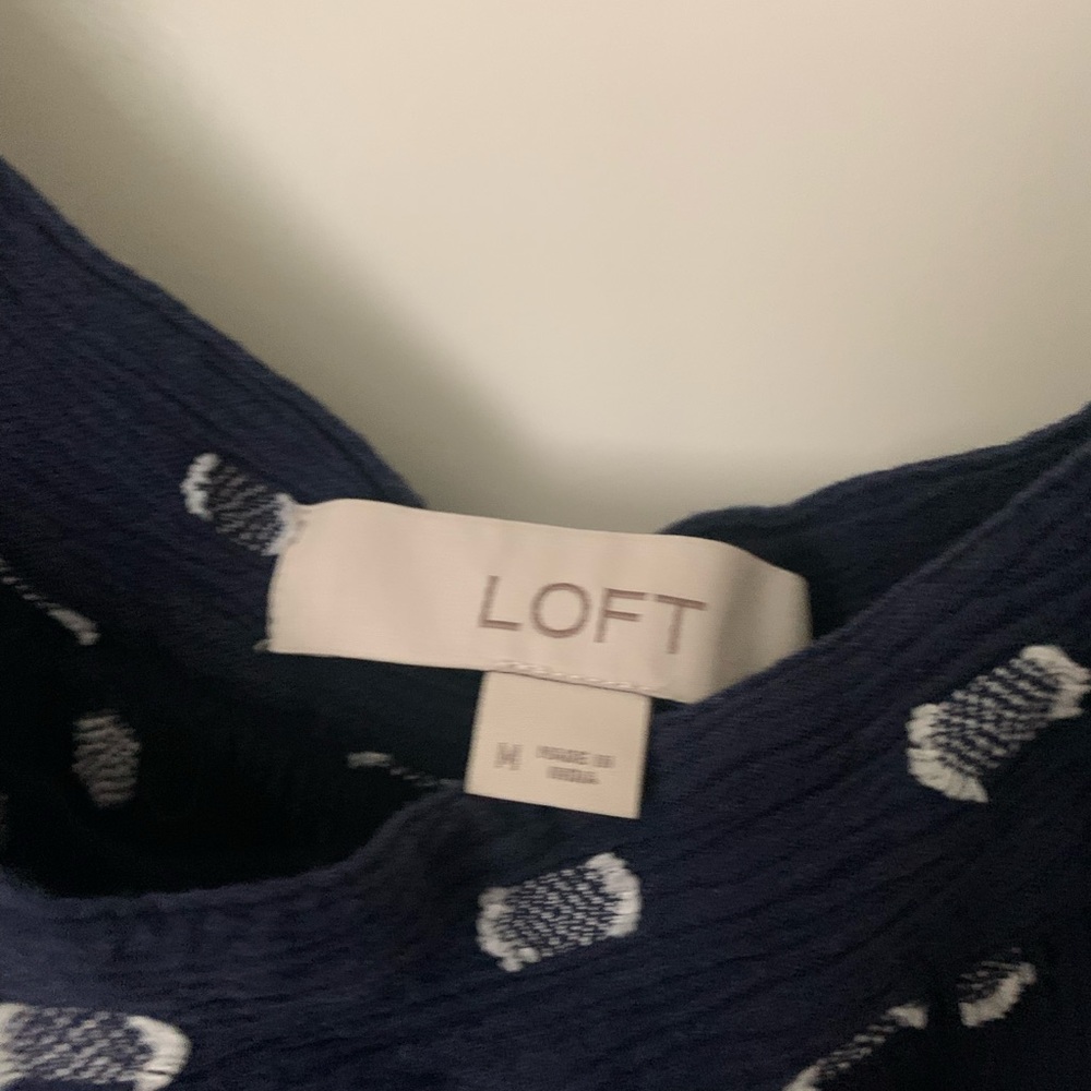 Navy & white loft top - Picture 4 of 6